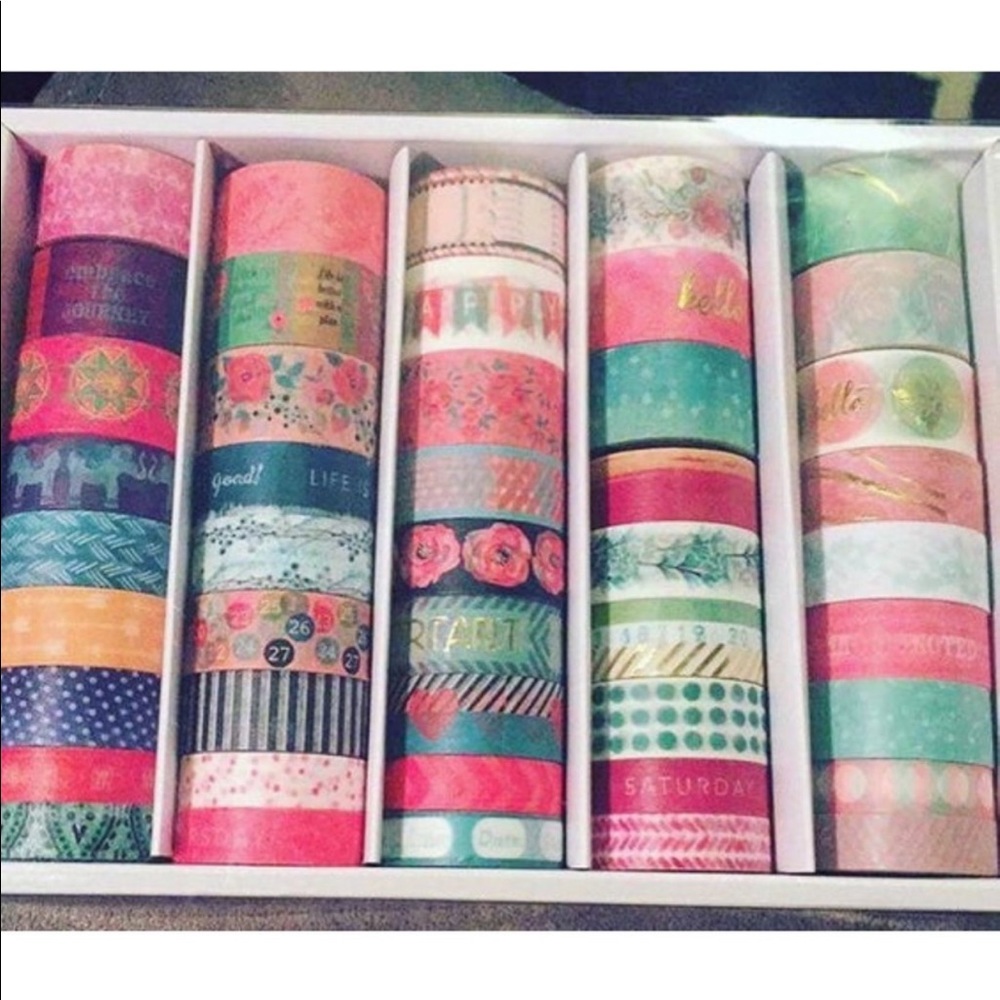 spring planner wash tape box by Recollection